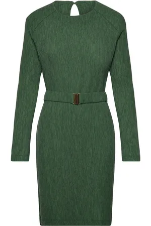 Dante 6 D6Anour Plissé Mini Dress Kort Kjole Green