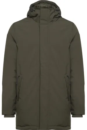 Knowledge Cotton Apparal Soft Shell Jacket Climate Shell - Parka Jakke Khaki Green