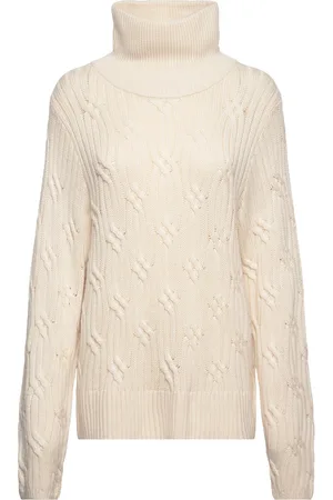 Stylein Adele Tops Knitwear Turtleneck Cream
