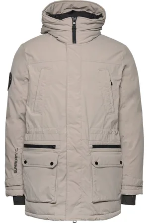 Superdry City Padded Parka Jacket Parka Jakke Cream
