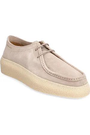 GANT Bravoz Low Lace Shoe Desert Boots Snøresko Cream