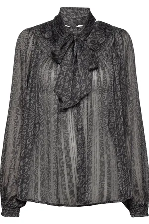 Bruuns Bazaar Maplebbalinah Blouse Tops Blouses Long-sleeved Black