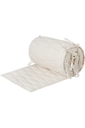 Cam Cam Copenhagen Cot Bumper W/ Harlequin Embroidery Baby & Maternity Baby Sleep Baby Beds & Accessories Bed Bumper Cream