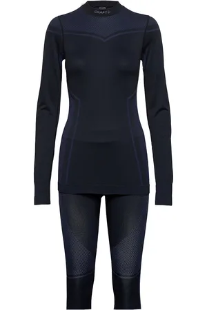 Craft Core Dry Fuseknit Set W Tops Base Layer Sets Black