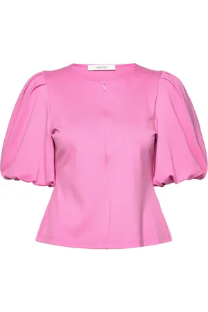 Gestuz Blancagz Blouse Tops Blouses Short-sleeved Pink