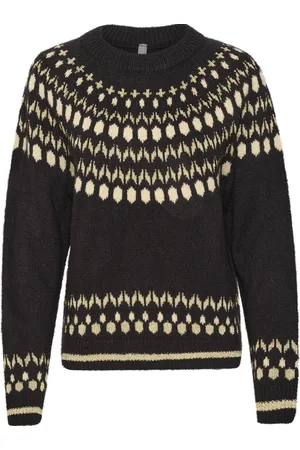 Culture Cuthurid Pullover Tops Knitwear Jumpers Black