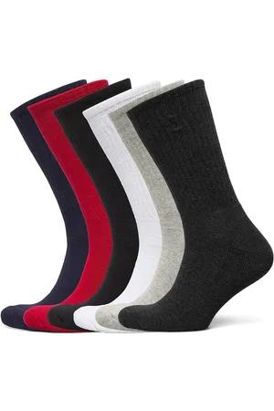 Ralph Lauren Cotton-Blend Crew Sock 6-Pack Underwear Socks Regular Socks Multi/patterned