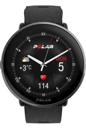 Polar Ignite 3 Ti Sil Blk S-L Accessories Sports Equipment Sports Watches Black