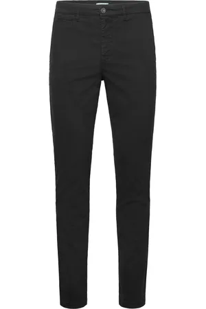 Benetton Chino Trousers Bottoms Trousers Chinos Black