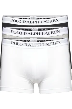 Ralph Lauren Classic Stretch-Cotton Trunk 3-Pack Boxershorts White