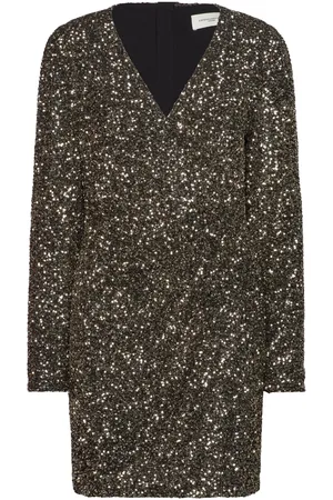 Copenhagen Muse Cmsequince-Dress Kort Kjole Gold