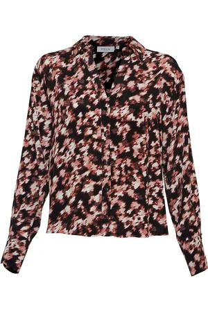 MSCH Mschbellamaya Rhian Shirt Aop Tops Shirts Long-sleeved Black