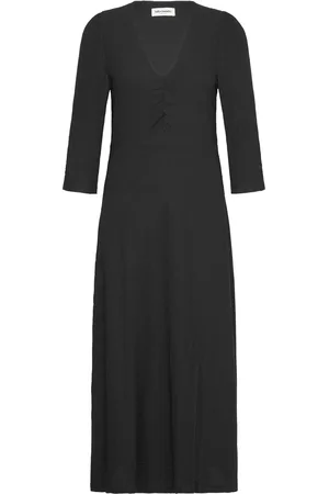 Lollys Laundry Havanall Midi Dress Ss Knælang Kjole Black