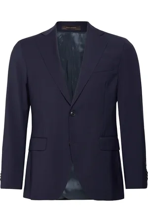 Oscar Jacobson Fogerty Blazer Suits & Blazers Blazers Single Breasted Blazers Blue