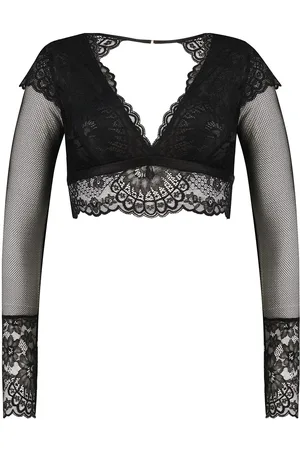 Hunkemöller Mariella Ls Bralette Lingerie Bras & Tops Soft Bras Bralette Black