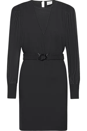 Dante 6 D6Marvey Contrast Sheer Dress Kort Kjole Black