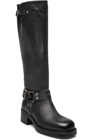 Pavement Tamera Long Vintage Lange Støvler Black