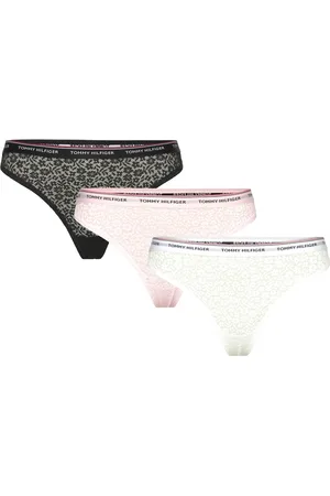 Tommy Hilfiger 3 Pack Thong Lace G-streng Undertøj Multi/patterned