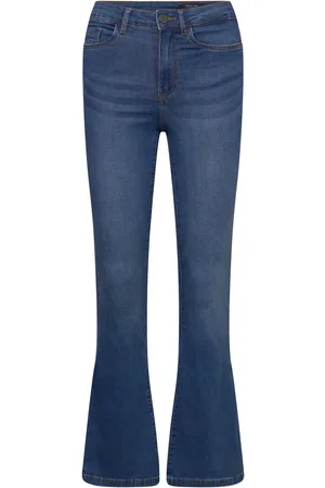 Noisy May Nmsallie Hw Flare Jean Vi021Mb Fwd Noos Bottoms Jeans Flares Blue