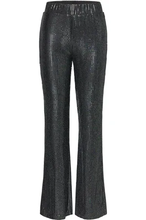 Dante 6 D6Dua Sparkling Party Pants Bottoms Trousers Flared Black