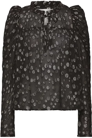 Fabienne Chapot Didi Top Tops Blouses Long-sleeved Black