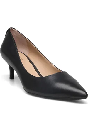 Ralph Lauren Adrienne Leather Pump Shoes Heels Pumps Classic Black