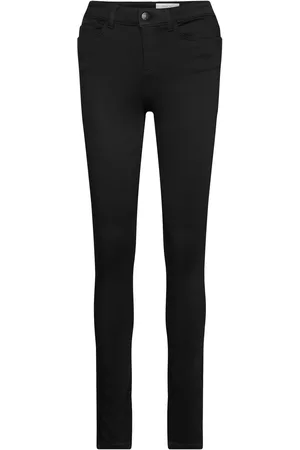 Noisy May Nmcallie Hw Power Shp St Bl Vi308Bl Noos Bottoms Jeans Skinny Black