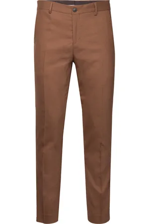SELECTED Slhslim-Neil Trs Noos Bottoms Trousers Formal Brown