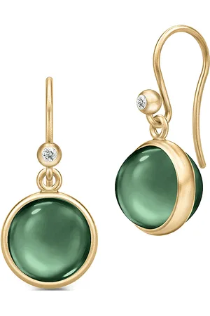 Julie Sandlau Prime Earrings Ørestickere Smykker Green