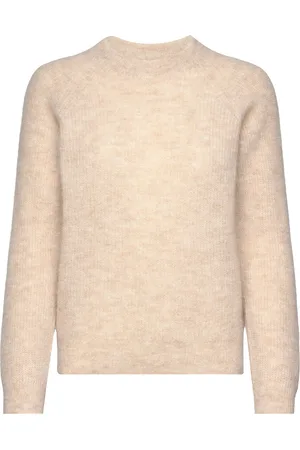 Lexington Siri Alpaca Blend Sweater Tops Knitwear Jumpers Beige