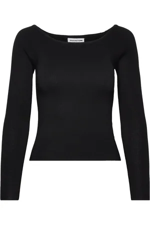 Noisy May Nmjaz Ls Offshoulder Knit Top Fwd Lab 2 Tops Knitwear Jumpers Black