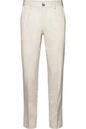 SELECTED Slh196-Straight Gibson Chino Noos Bottoms Trousers Formal Cream