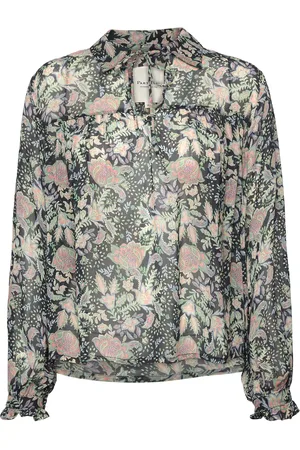 Part Two Fayapw Bl Tops Blouses Long-sleeved Navy