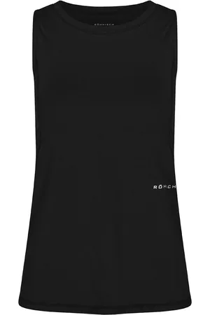 Röhnisch Workout Tank Top Sport T-shirts & Tops Sleeveless Black