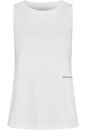 Röhnisch Workout Tank Top Sport T-shirts & Tops Sleeveless White