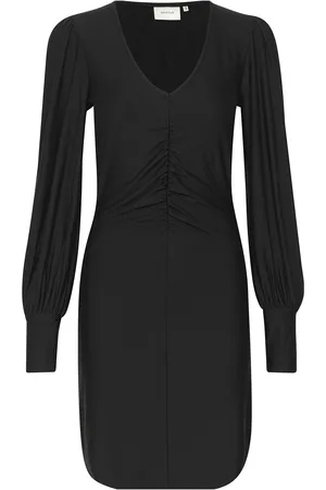 Gestuz Rifagz V-Neck Short Dress Kort Kjole Black