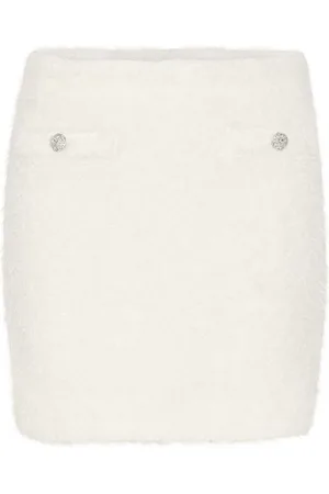 Gestuz Yalanagz Hw Mini Skirt Kort Nederdel Cream