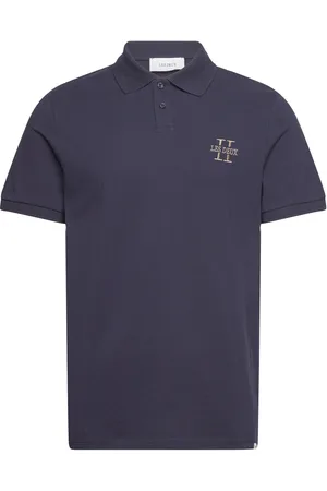Les Deux Ii Pique Polo Tops Polos Short-sleeved Navy