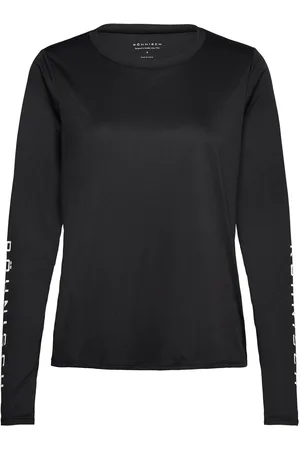 Röhnisch Team Logo Long Sleeve Sport T-shirts & Tops Long-sleeved Black