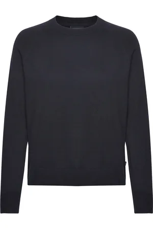 Lexington Freya Cotton/Cashmere Sweater Tops Knitwear Jumpers Navy