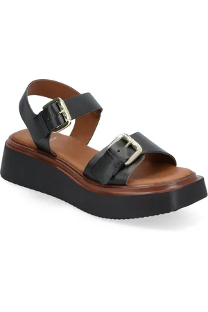 Dune Loells Flade Sandaler Black