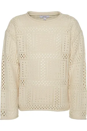 VERO MODA Vmoda Ls O-Neck Pullover Girl Tops Knitwear Pullovers Cream