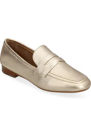 Dune Gianetta Shoes Heels Heeled Loafers Gold