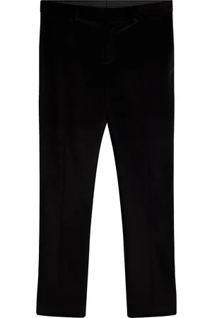 J Lindeberg Liam Velvet Pants Designers Trousers Formal Black