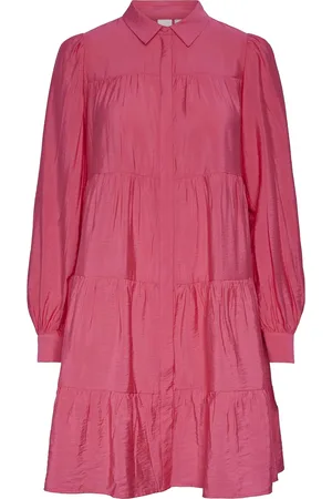Y.A.S Pala Ls Shirt Dress S. Noos Kort Kjole Pink