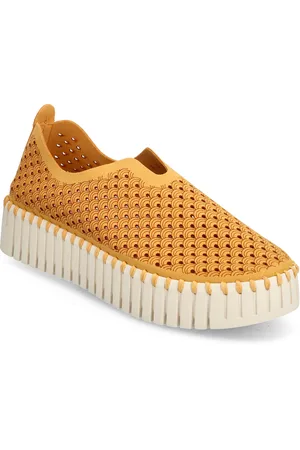 Ilse Jacobsen Tulip Slip-In On Plateau Sole Sneakers Yellow