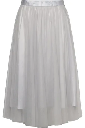 Ida Sjöstedt Flawless Skirt Designers Knee-length & Midi Silver