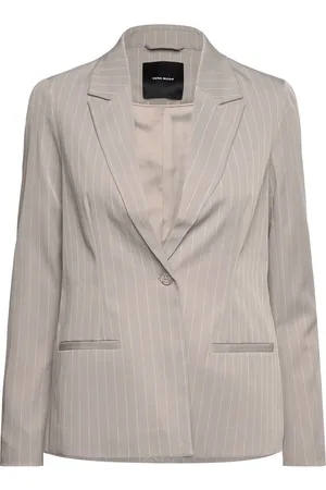 VERO MODA Vmwendy Ls Slim Blazer Boo Blazers Single Breasted Blazers Beige