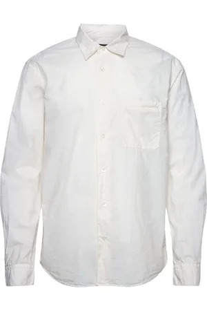 Mads Norgaard Cotton Poplin Malte Shirt Tops T-Langærmet Skjorte White