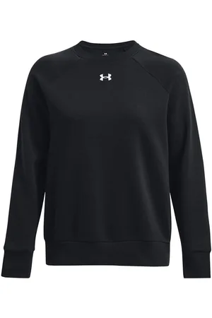Under Armour Ua Rival Fleece Crew Sport Sweatshirts & Hoodies Sweatshirts Black